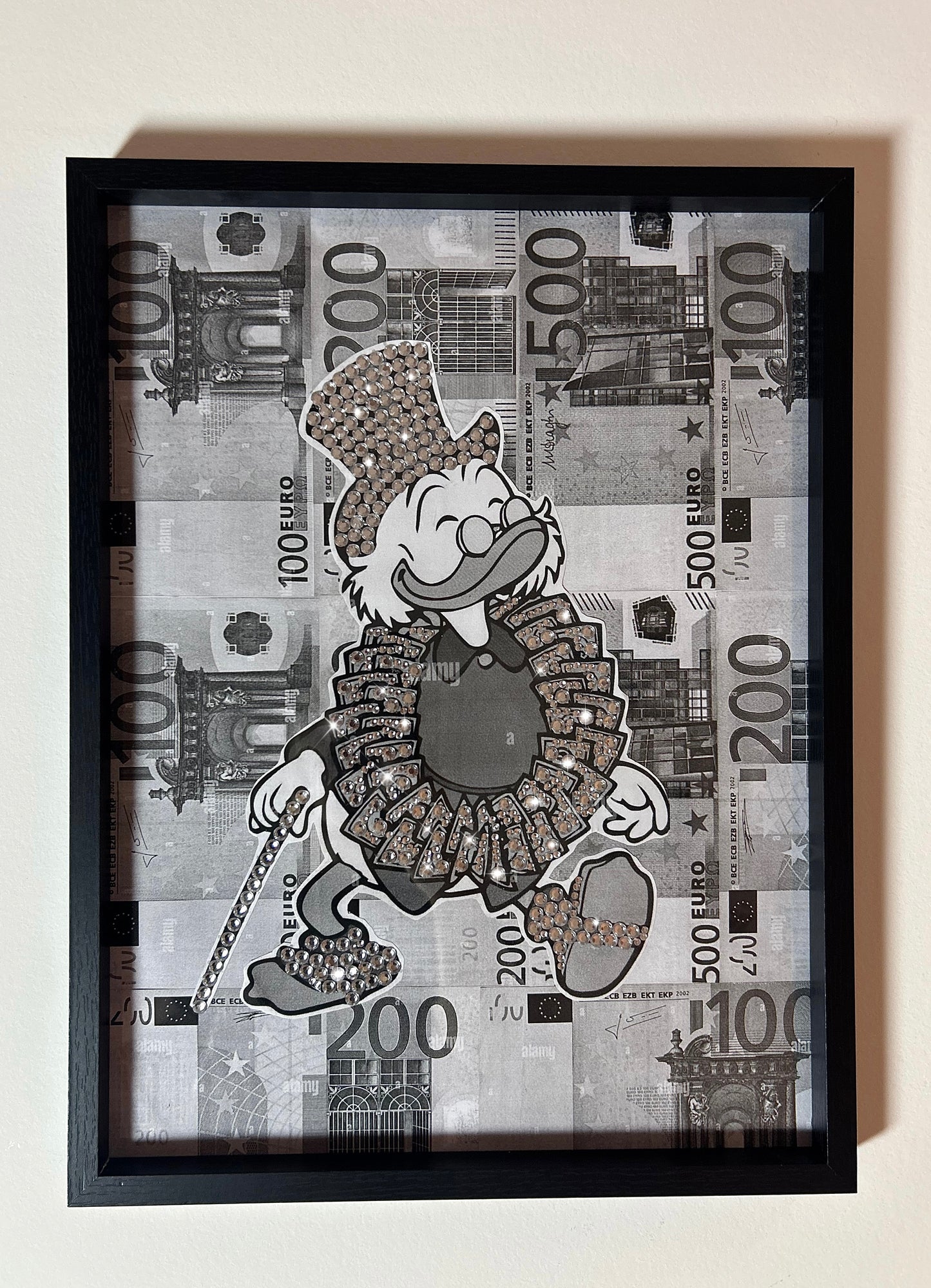 Money Vibes – Handmade Wall Painting 40cm/30cm